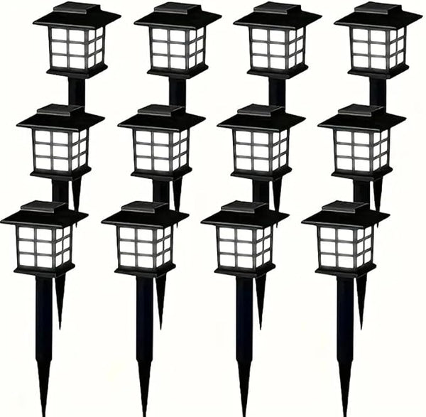 IP54 Waterproof Solar Lights Multi-Color Outdoor Lawn Lights Garden Path Holiday Decorative Lights (12 Packs of | Lumora