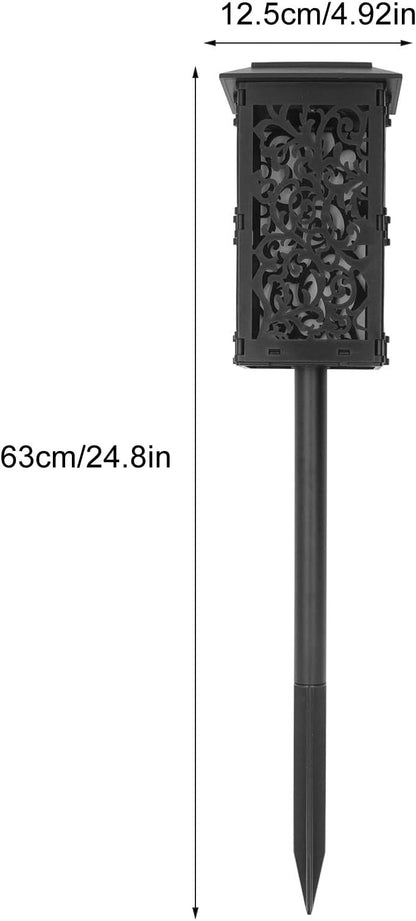 Hyuduo Outdoor Solar Pathway Lights with Upgraded Solar Panel, IP65, Auto Charging, Ideal for Pathways, Gardens, Patios