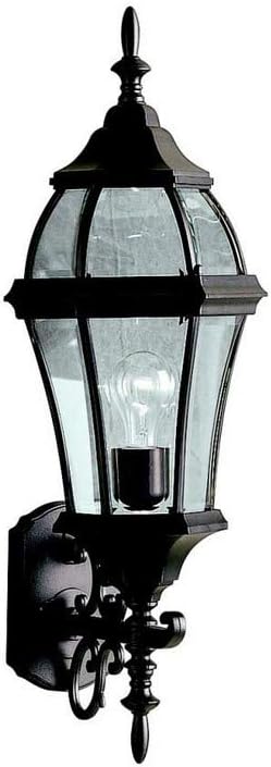 Kichler 9791BK Townhouse Outdoor Wall 1-Light, Black 7.5-Inch | Lumora