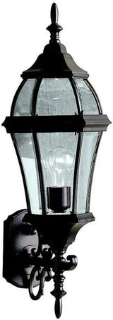 Kichler 9791BK Townhouse Outdoor Wall 1-Light, Black 7.5-Inch | Lumora