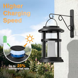 Otdair Solar Lanterns Outdoor Waterproof with Flickering Flame, 4 Pack