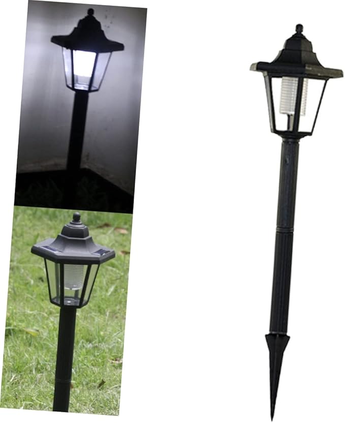 2pcs Solar Powered Led Pathway Lights Outdoor Garden Solar Lights for Lawn and Patio Easy to Install Weatherproof Design