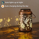 Cawalap Birthday Day Gifts for Women, Hummingbird 2 Pack Solar Lanterns