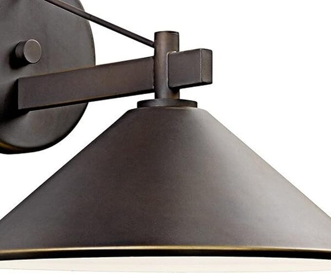 Kichler Ripley 9" 1 Light Outdoor Wall Light in Olde Bronze® | Lumora