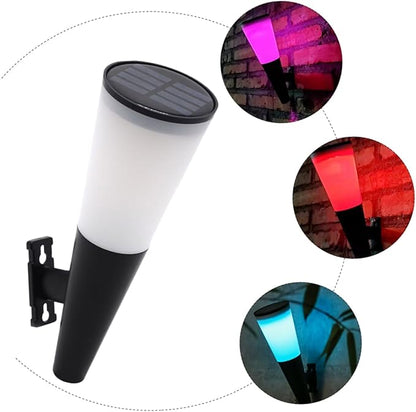 Gadpiparty Solar Pathway Light Led Courtyard Lamp for Outdoor Decoration Solar Wall Light for Garden Use Easy to Install Weather Resistant