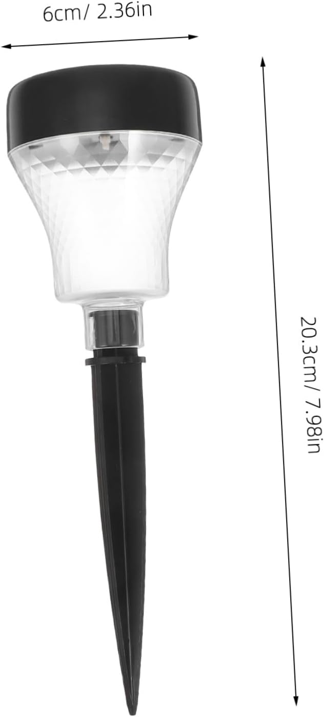 Veemoon 2pcs Outdoor Solar Pathway Lights Garden Lights Led Solar-Powered Landscape Lighting for Patio Driveway Backyard