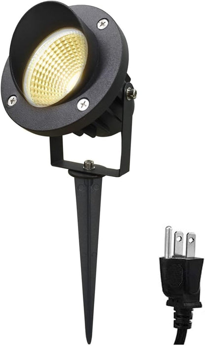 TOVEENEN LED Outdoor Landscape Spotlight Flag Light - 120V 20W Waterproof Spot Lights for Yard House Tree Christmas Lighting, Warm White