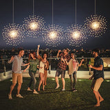 SHUKAN 4 Pack 800 LED Starburst Sphere Lights,Firework Light Remote Control