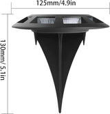 Solar Ground Lights Outdoor Waterproof 2 Pack Solar Lights Outdoor Pathway Garden Decorative Light Landscape | Lumora