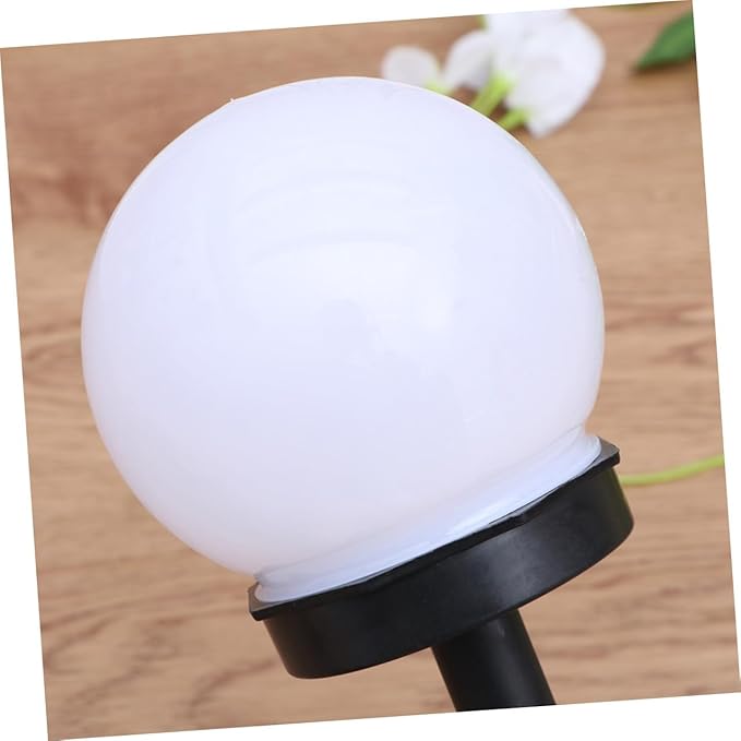 4pcs Solar Lawn Lamp Garden Solar Light Waterproof Ground Plug Courtyard Lighting Tool Outdoor Landscape Path Lights Warm White