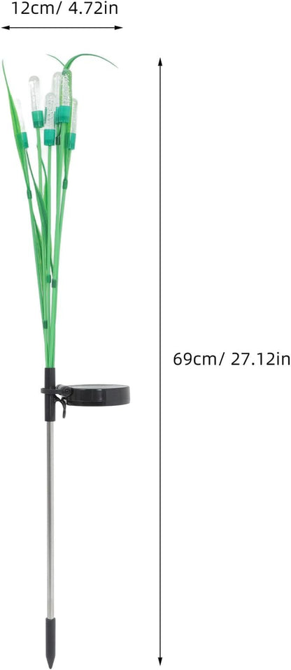 Solar Powered Lawn Stake Lights 6-Head Waterproof Solar Garden Path Lights Outdoor Yard Decor Landscape Lighting for Patio and Garden