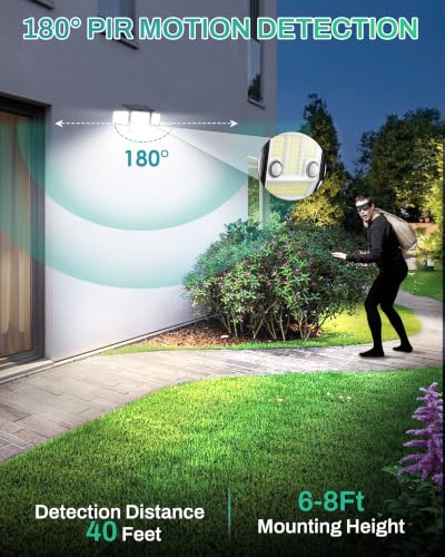 Motion Sensor Outdoor Lights, Solar Light with Stake, 1 Pack