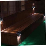 3pcs Led Railing Lights Solar Pathway Lights Solar Step Garden for Fence Patio Paths Walkway White | Lumora