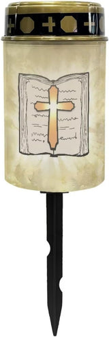 ZOUTAIRONG Solar Cross for Cemetery Grave Solar Garden Lights Pathway Lights Solar Powered Solar Pathway Lights | Lumora