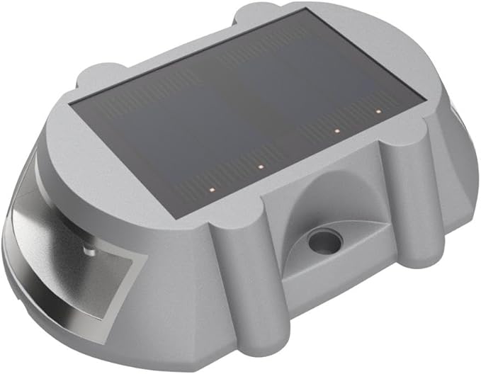 SUNWIND Blue Solar LED Lights - 4 Pack Solar Deck Lights Blue Marker Solar Lights Outdoor for Garden, Driveway, Pathway, Patio