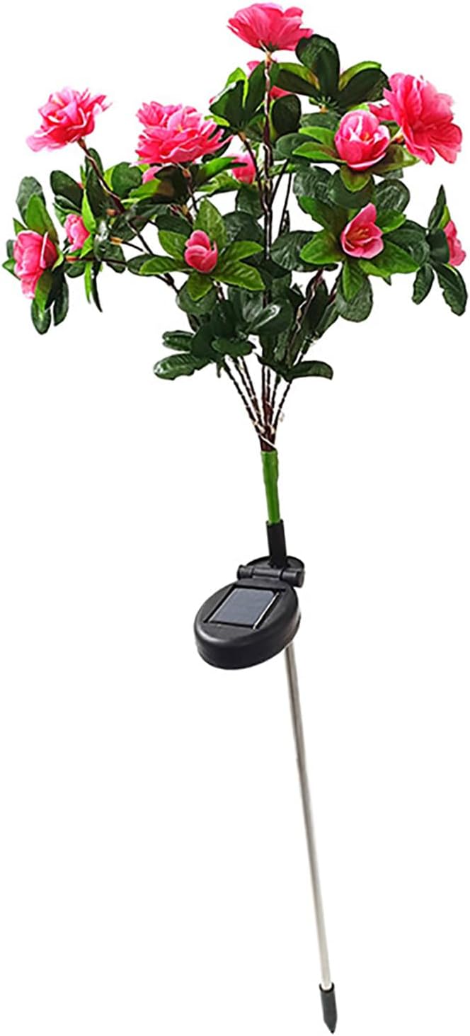 Solar Garden Lights, Solar Stake Light Simulation Flower Decorative LED Stake Lamp,Solar Flower Lights, Solar Lights for Garden Courtyard Lawn