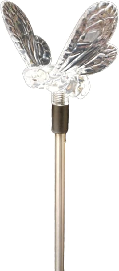Starry Illuminate 1 PCS Solar Color Changing Style Garden Stake Light Pathway Stake Light (Bee)