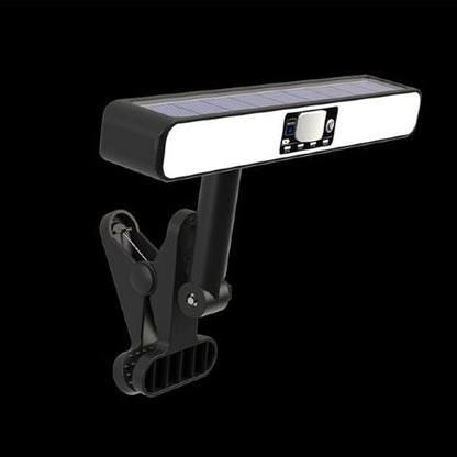 Solar Outdoor Lights, Adjustable Lighting Modes, 1800mah, Clip Mount Solar Lamp, Motion Sensor Light, Weatherproof Build and Easy Clip Mount Installation, for Garden, Fence, Porch, Patio, Or Pathway