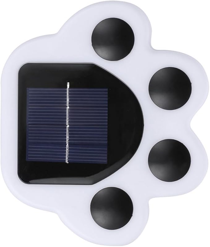 Solar Ground Lights LED Cat Paw Garden Solar Lights in-Ground Pathway Lights Outdoor Lamp Warm Lighting for Garden Pathway Lawn Patio Yard Landscape.