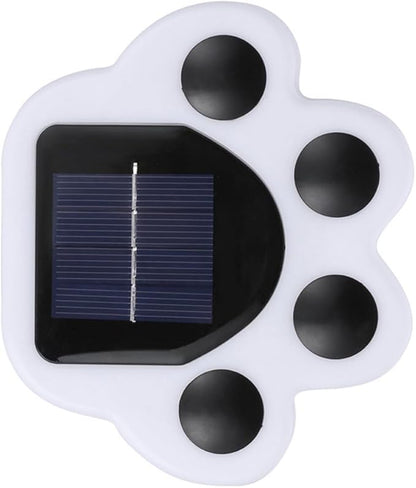Solar Ground Lights LED Cat Paw Garden Solar Lights in-Ground Pathway Lights Outdoor Lamp Warm Lighting for Garden Pathway Lawn Patio Yard Landscape.