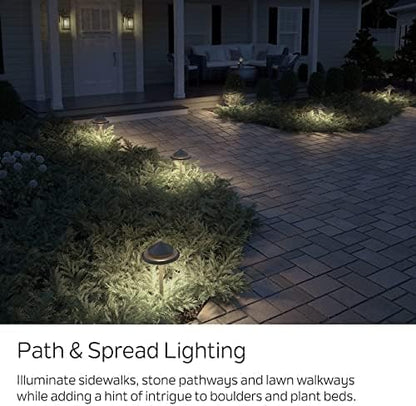 Kichler 28324 - Showscape Series 12 watt LED Path Light 12V 3W 3 Sided Bollard Path Light - Olde Bronze (4 Pack)