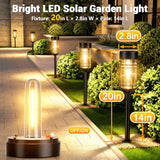 Amzarp 16 Pack Solar Garden Lights, Outdoor Bright LED Solar Pathway Lights