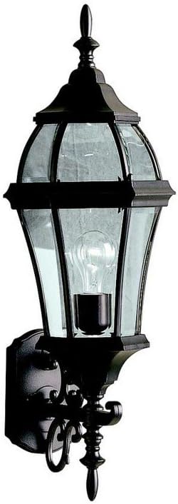 Kichler 9791BK Townhouse Outdoor Wall 1-Light, Black 7.5-Inch | Lumora
