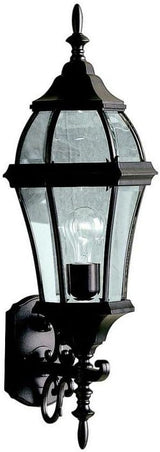Kichler 9791BK Townhouse Outdoor Wall 1-Light, Black 7.5-Inch | Lumora