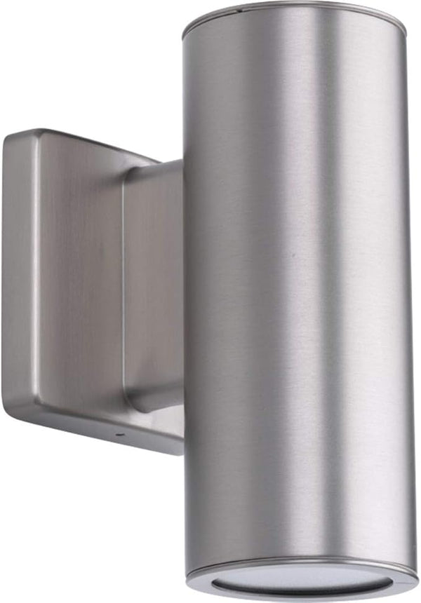Progress Lighting P563001-147-30K Cylinders Collection 3" LED Modern Outdoor Small Up/Down Wall Lantern Light | Lumora