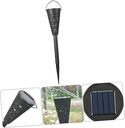 Solar Garden Path Lights Outdoor Waterproof Lawn Lights Warm White Solar Yard Lamppost for Patio Backyard Lawn Decor