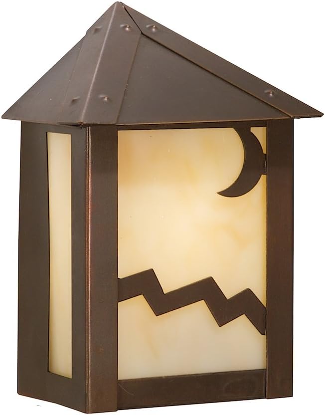 HP-591P-MBR Pikes Peak 12-Volt Surface Mount Rail Light Fixture, Antique Bronze