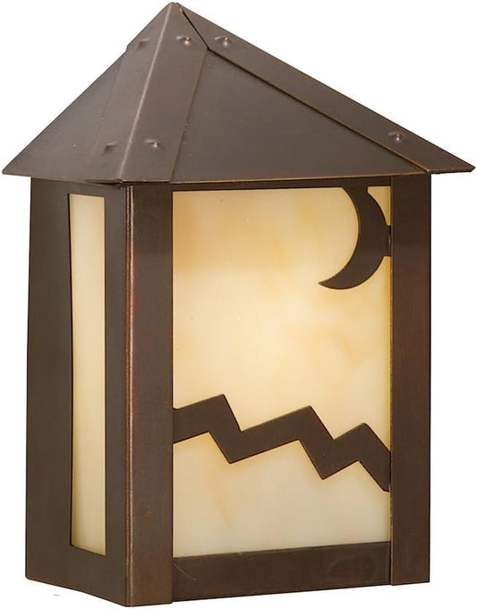 HP-591P-MBR Pikes Peak 12-Volt Surface Mount Rail Light Fixture, Antique Bronze