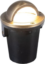 VOLT 12V 3-in-1 Waterproof IP68 Mini in-Grade Light with Brass Beacon Top (Bronze) for Low Voltage Landscape | Lumora