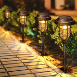 LETMY Solar Outdoor Lights, 12 Pack Bright Solar Pathway Lights Outdoor Waterproof, Up to 15 Hrs Auto On/Off Solar Garden Lights Outdoor Solar Lights for Yard Patio Walkway Driveway Pathway - Bronze