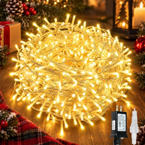 KAQ 500LED 180Ft String Lights, Christmas Lights Indoor Outdoor