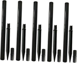 Lawn Light Accessories 15Pcs Solar Torch Light Extension Poles with Ground Stakes and Connector Kit for Outdoor | Lumora