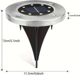 6/16/18 Pack Solar Lights Outdoor, IP44 Waterproof Solar Ground Lights with 8 Modes, Solar Powered Landscape | Lumora