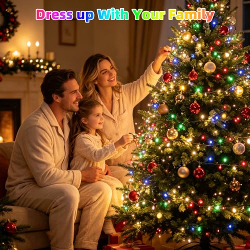 Chuya Christmas Tree Lights Outdoor Indoor String Lights,1000LED 328FT