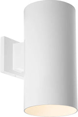 Progress Lighting 6-Inch Cylinder Outdoor Wall Sconce, 1-Light Modern Wall Mount Light, Interior and Exterior | Lumora