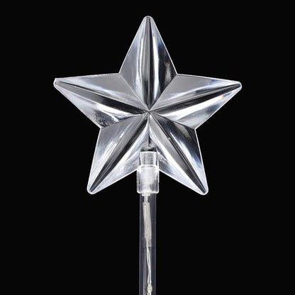 Solar - Sun Moon Star Solar Stake Lights, Outdoor Waterproof, Yard Patio Pathway Decoration (Star)