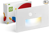 ASD LED Recessed Step Light Fixture, Dusk to Dawn Outdoor Tread Lighting | 3CCT, Motion Sensor, Photocell | Lumora