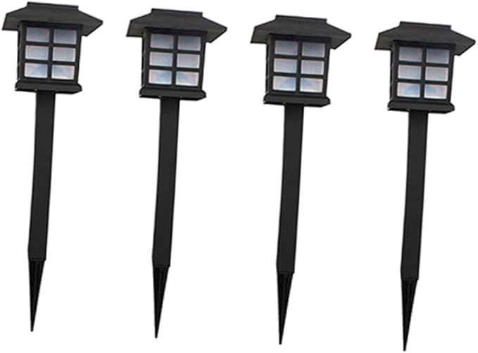 Angoily LED Solar Step Light Outdoor 5PCS Solar Pathway Lights Waterproof Solar Garden Lights Solar Powered Landscape Lights for Yard Walkway Patio