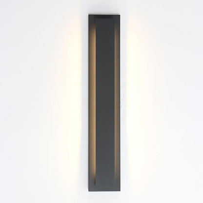 24inch Outdoor Modern LED Wall Light, 20W Waterproof Indoor Wall Mount Fixtures,3000K Warm Light Rectangular Wall Sconce for Front Door, Stairway, Living Room