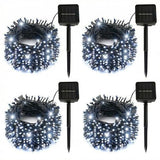 SyouHome Solar String Lights Outdoor, 4 Pack 400 LED Solar Christmas Lights