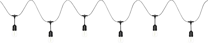 LEDVANCE 24-ft Outdoor String Lights, Edison Shatterproof S14 Bulbs, Linkable, String Lights for Outside/Indoor | Lumora