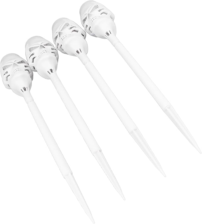 4Pcs Skull Light Solar Torch Light with Flickering Flam, Solar Halloween Lights, IP65 Waterproof, Solar Pathway Lights for Outside Garden Yard Patio Pathway Halloween Decoratrions