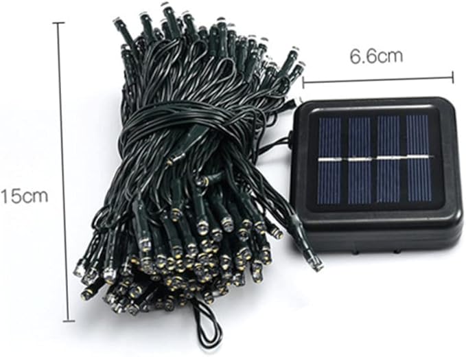 1Pc Solar LED String Lights LEDs Decorative Outdoor Lighting for Garden Patio Trees Warm White Solar Power for | Lumora