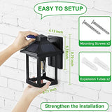Solar Wall Lanterns Outdoor with 3 Modes, Dusk to Dawn Motion Sensor