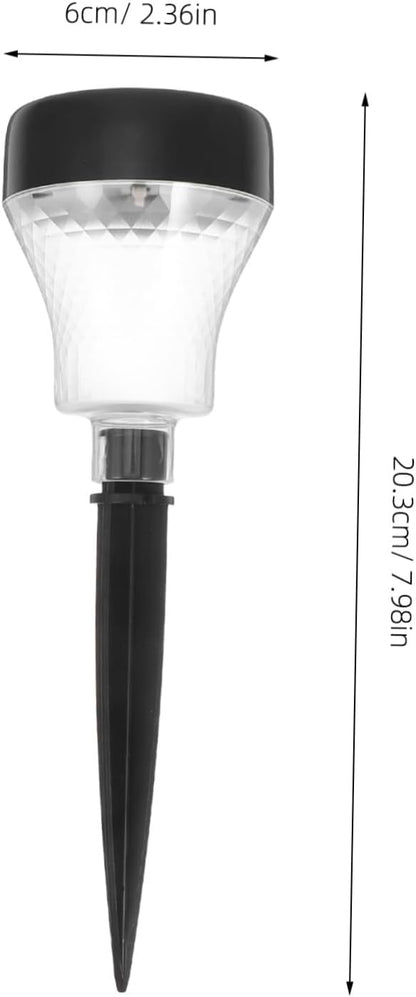 Uonlytech 2pcs Solar Pathway Lights Led Solar Garden Light for Outdoor Use for Yards Lawns and Gardens Energy-efficient Landscape Decoration
