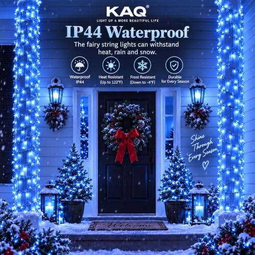 Connectable 240LED 88Ft String Lights, Christmas Lights Indoor Outdoor
